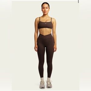 437 Espresso High-Waist V Leggings Four three Seven